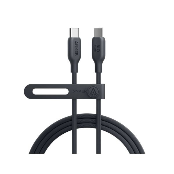 Anker 544 USB-C to USB-C Cable (Bio Based 3ft) | Black Anker 544 USB-C to USB-C Cable (Bio Based 3ft) | Black